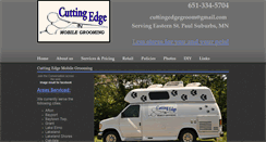 Desktop Screenshot of cuttingedgegroom.com