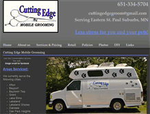 Tablet Screenshot of cuttingedgegroom.com